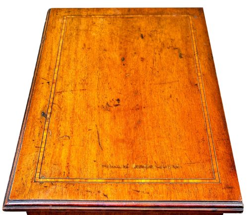 19TH CENTURY WALNUT MINIATURE CHEST - ADDITIONAL PHOTO 2