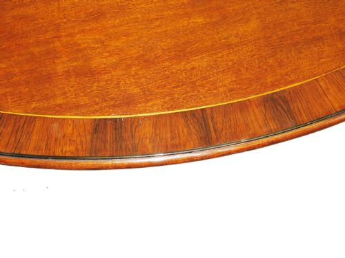 GEORGIAN 18TH CENTURY MAHOGANY OVAL BREAKFAST DINING TABLE - ADDITIONAL PHOTO 1