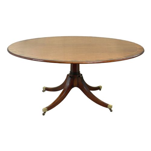 GEORGIAN 18TH CENTURY MAHOGANY OVAL BREAKFAST DINING TABLE - ADDITIONAL PHOTO 3