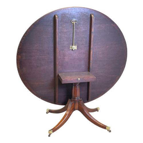 GEORGIAN 18TH CENTURY MAHOGANY OVAL BREAKFAST DINING TABLE - ADDITIONAL PHOTO 4