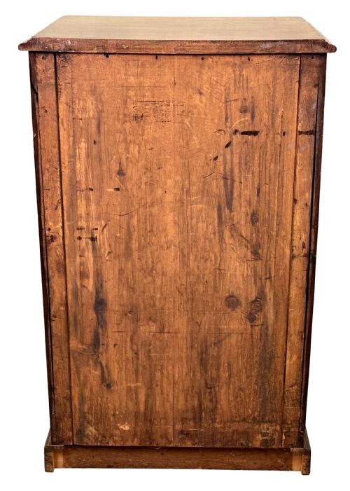 19TH CENTURY VICTORIAN MAHOGANY CHEST OF DRAWERS - ADDITIONAL PHOTO 7