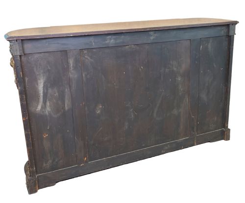 VICTORIAN BURR WALNUT CREDENZA CABINET - ADDITIONAL PHOTO 12