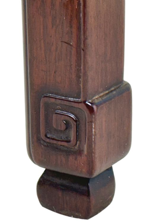 ORIENTAL HARDWOOD SQUARE COFFEE TABLE STAND - ADDITIONAL PHOTO 6