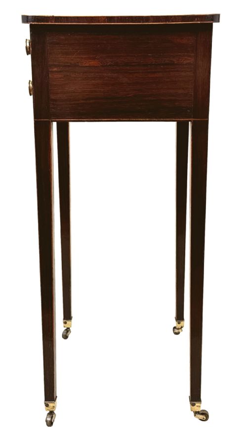 REGENCY ROSEWOOD RECTANGULAR LAMP TABLE - ADDITIONAL PHOTO 6