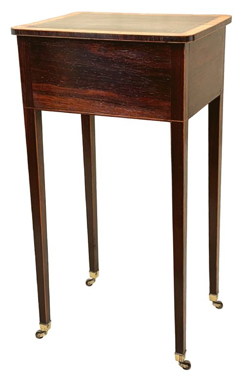 REGENCY ROSEWOOD RECTANGULAR LAMP TABLE - ADDITIONAL PHOTO 7