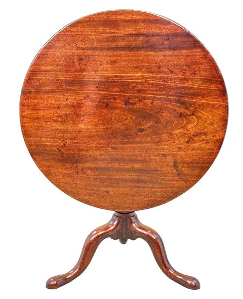 LARGE GEORGIAN 18TH CENTURY MAHOGANY TRIPOD TABLE - ADDITIONAL PHOTO 1