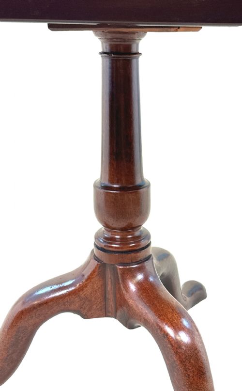 LARGE GEORGIAN 18TH CENTURY MAHOGANY TRIPOD TABLE - ADDITIONAL PHOTO 7