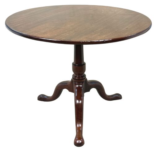 LARGE GEORGIAN 18TH CENTURY MAHOGANY TRIPOD TABLE - ADDITIONAL PHOTO 9