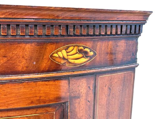 18TH CENTURY MAHOGANY BOW CORNER CUPBOARD - ADDITIONAL PHOTO 9