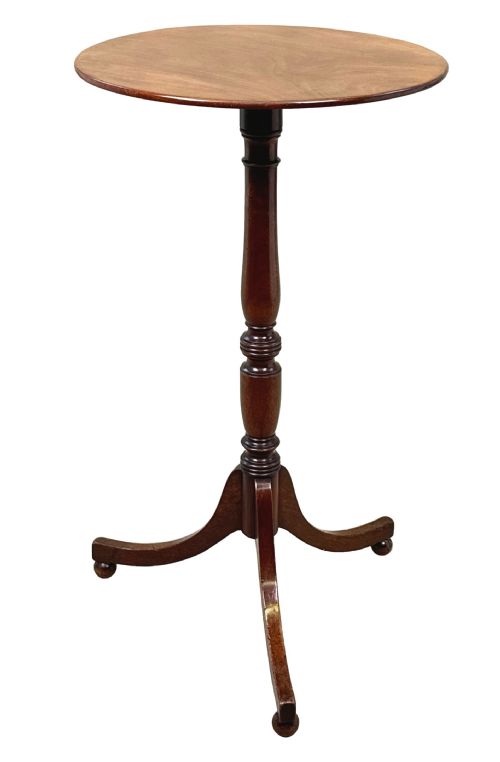GEORGIAN CIRCULAR MAHOGANY WINE TABLE - ADDITIONAL PHOTO 6