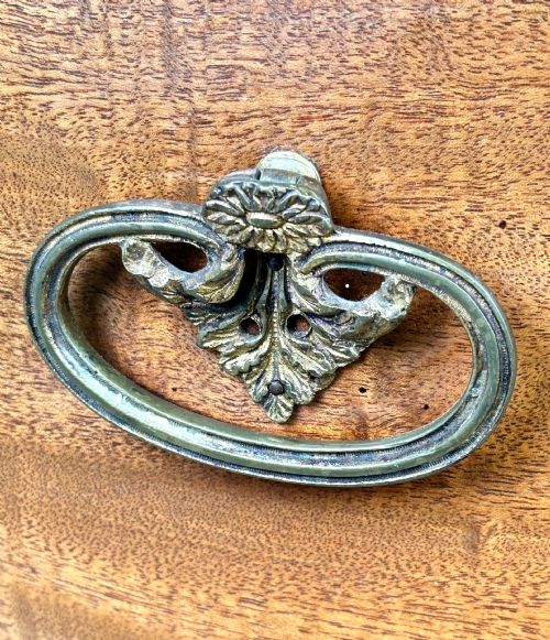 GEORGIAN 18TH CENTURY SERPENTINE SIDE CABINET COMMODE - ADDITIONAL PHOTO 5