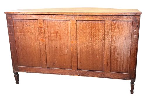 GEORGIAN 18TH CENTURY SERPENTINE SIDE CABINET COMMODE - ADDITIONAL PHOTO 11