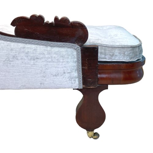 REGENCY MAHOGANY CHAISE LONGUE - ADDITIONAL PHOTO 10