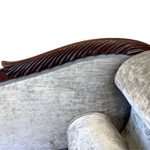 REGENCY MAHOGANY CHAISE LONGUE - ADDITIONAL PHOTO 11