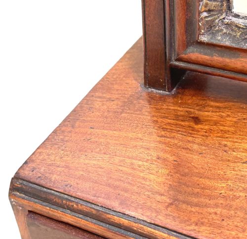 GEORGIAN MAHOGANY DRESSING TABLE MIRROR - ADDITIONAL PHOTO 5