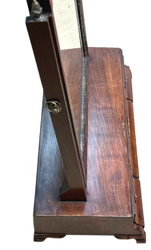 GEORGIAN MAHOGANY DRESSING TABLE MIRROR - ADDITIONAL PHOTO 7