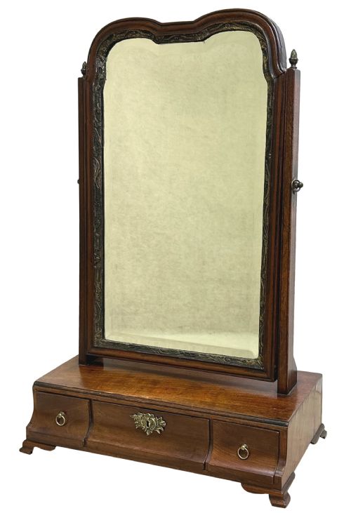 GEORGIAN MAHOGANY DRESSING TABLE MIRROR - ADDITIONAL PHOTO 10