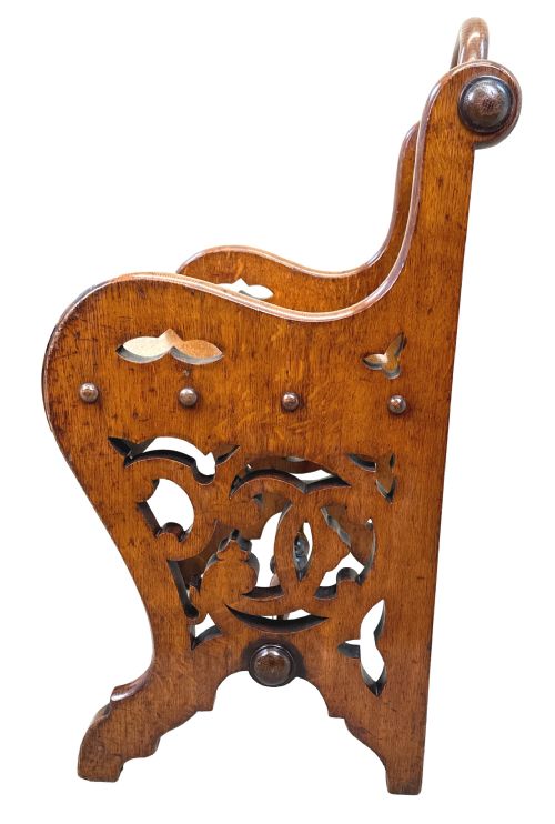 PAIR OF 19TH CENTURY OAK HALL SEATS - ADDITIONAL PHOTO 10