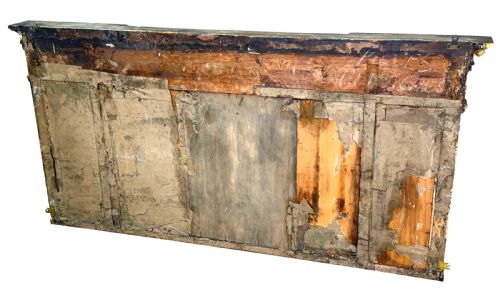 REGENCY GILTWOOD GESSO OVERMANTLE MIRROR - ADDITIONAL PHOTO 10