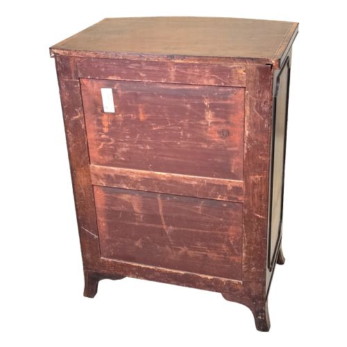 GEORGIAN 18TH CENTURY BOWFRONT SIDE CUPBOARD - ADDITIONAL PHOTO 9