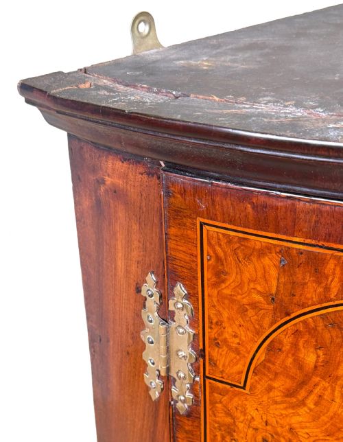 GEORGIAN ELM WALNUT CORNER CUPBOARD - ADDITIONAL PHOTO 3