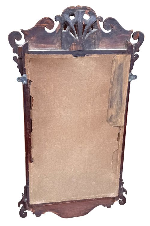 GEORGE II WALNUT GILT WALL MIRROR - ADDITIONAL PHOTO 8