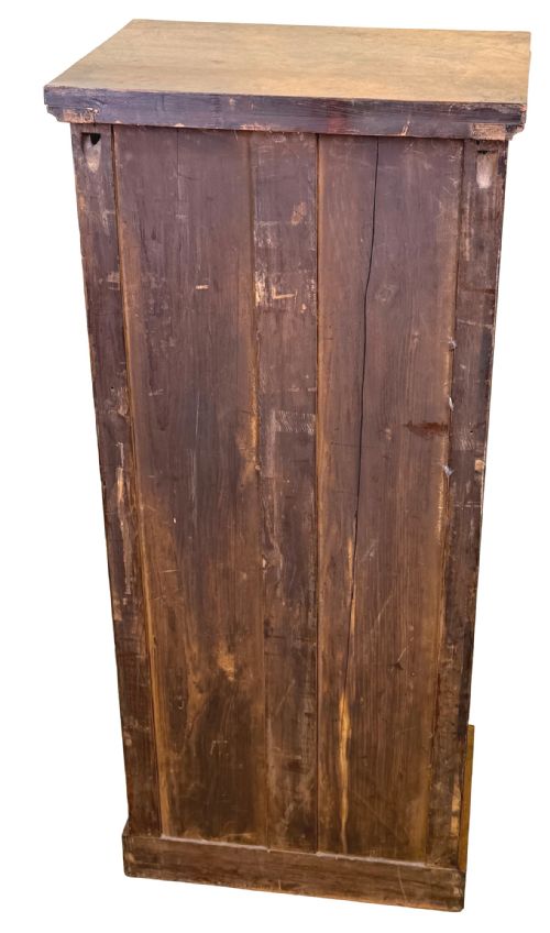 MID 19TH CENTURY BURR WALNUT WELLINGTON CHEST OF DRAWERS - ADDITIONAL PHOTO 10