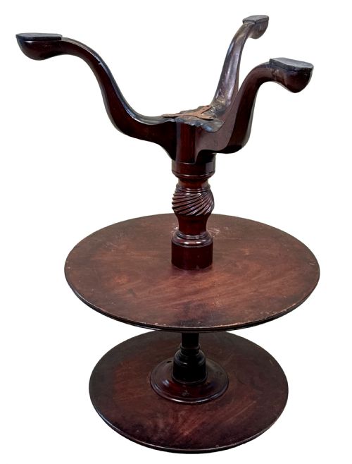 18TH CENTURY GEORGIAN TWO TIER DUMBWAITER - ADDITIONAL PHOTO 4