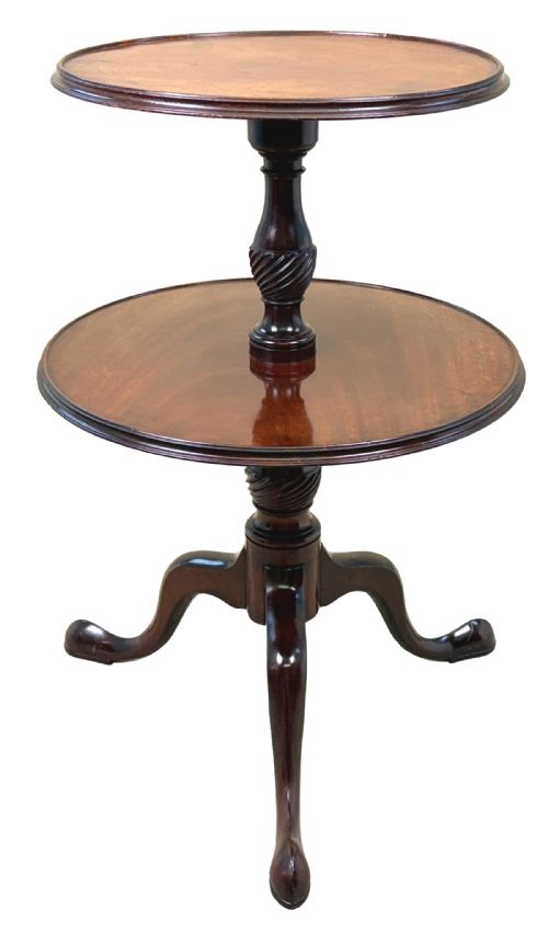 18TH CENTURY GEORGIAN TWO TIER DUMBWAITER - ADDITIONAL PHOTO 6