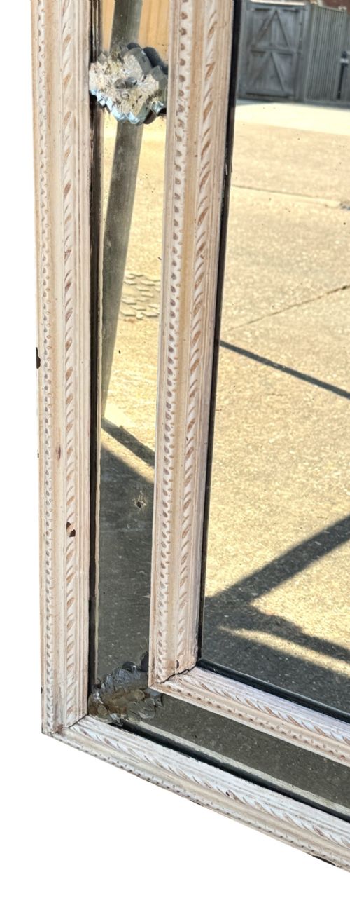 RARE LARGE 19TH CENTURY ITALIAN PAINTED MARGINAL MIRROR - ADDITIONAL PHOTO 6