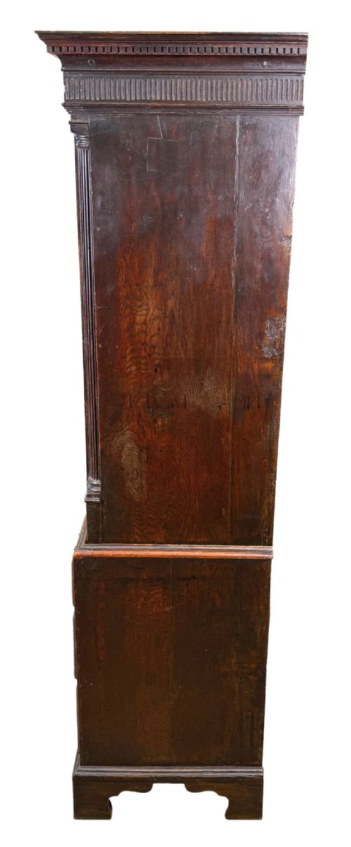 GEORGIAN 18TH CENTURY OAK PRESS CUPBOARD - ADDITIONAL PHOTO 3