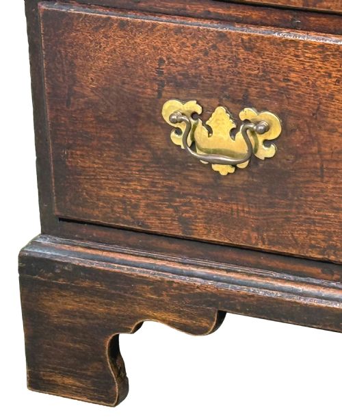 GEORGIAN 18TH CENTURY OAK PRESS CUPBOARD - ADDITIONAL PHOTO 7