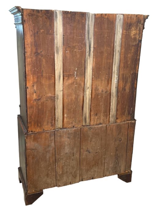 GEORGIAN 18TH CENTURY OAK PRESS CUPBOARD - ADDITIONAL PHOTO 10