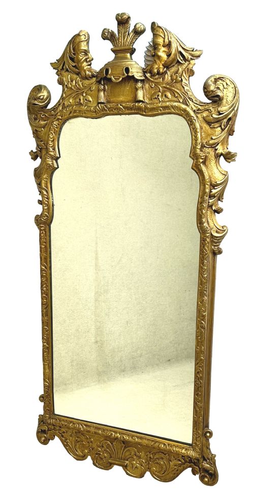 LATE 19TH CENTURY GILT WALL MIRROR - ADDITIONAL PHOTO 7