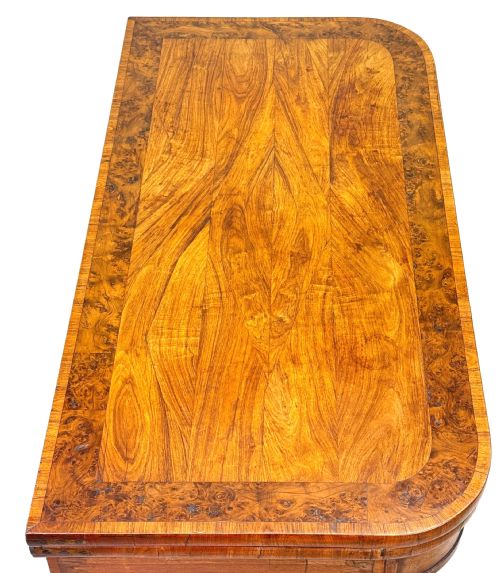 REGENCY 19TH CENTURY KINGWOOD CARD TABLE - ADDITIONAL PHOTO 2