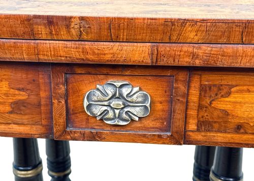 REGENCY 19TH CENTURY KINGWOOD CARD TABLE - ADDITIONAL PHOTO 10