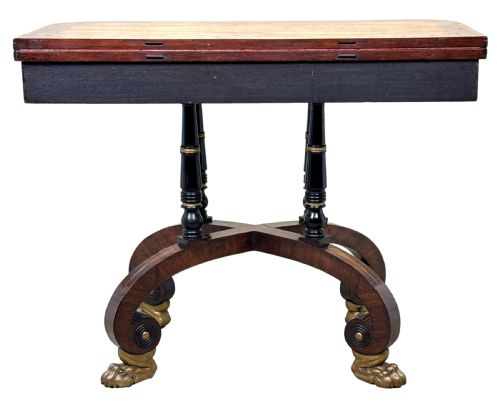 REGENCY 19TH CENTURY KINGWOOD CARD TABLE - ADDITIONAL PHOTO 13