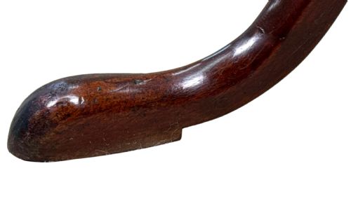 GEORGIAN 18TH CENTURY OVAL MAHOGANY WINE TABLE - ADDITIONAL PHOTO 7