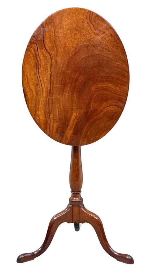 GEORGIAN 18TH CENTURY OVAL MAHOGANY WINE TABLE - ADDITIONAL PHOTO 8