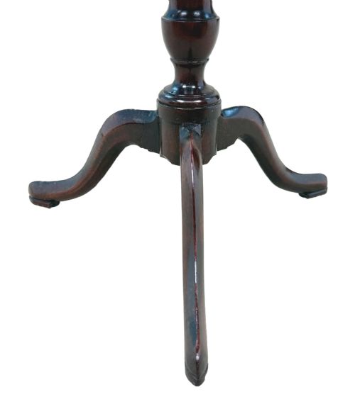 GEORGIAN 18TH CENTURY MINIATURE MAHOGANY TRIPOD TABLE - ADDITIONAL PHOTO 4