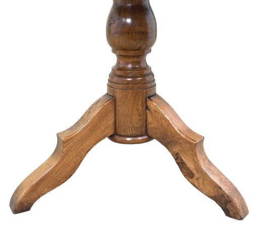 RARE 19TH CENTURY FRENCH PROVINCIAL ELM DROPLEAF CENTRE TABLE - ADDITIONAL PHOTO 8