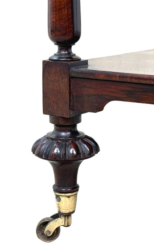 SMALL REGENCY ROSEWOOD WHATNOT - ADDITIONAL PHOTO 1