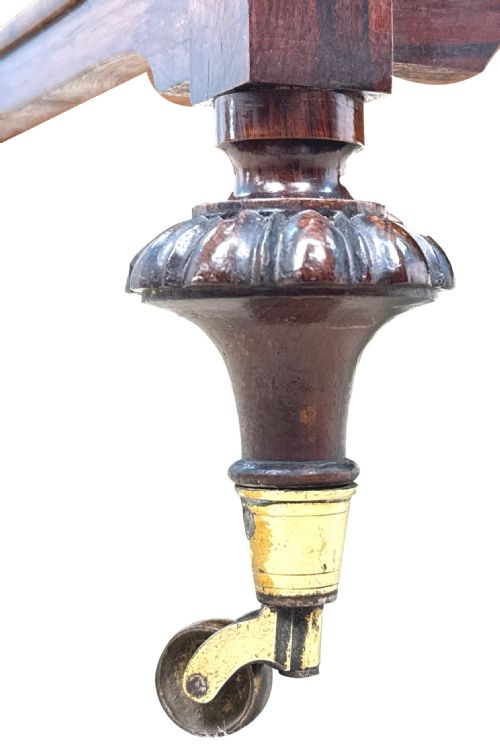 SMALL REGENCY ROSEWOOD WHATNOT - ADDITIONAL PHOTO 9