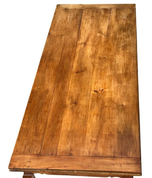 LARGE EARLY 19TH CENTURY FARMHOUSE KITCHEN EXTENDING DINING TABLE - ADDITIONAL PHOTO 17