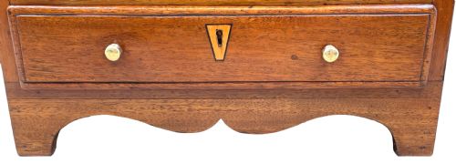 GEORGIAN MAHOGANY MINIATURE CHEST - ADDITIONAL PHOTO 6
