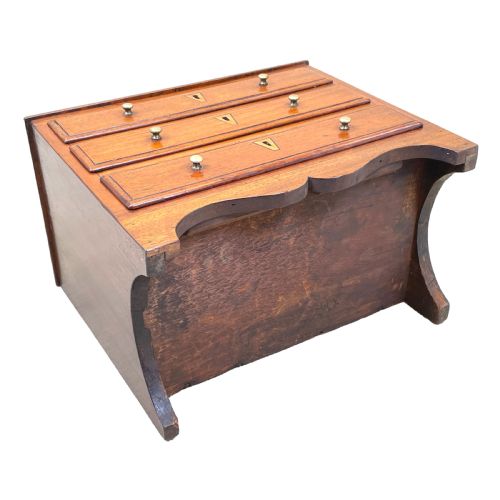 GEORGIAN MAHOGANY MINIATURE CHEST - ADDITIONAL PHOTO 7