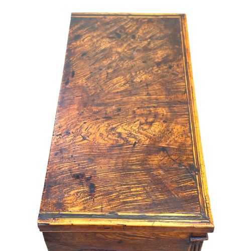 REGENCY BURR OAK MINIATURE CHEST OF DRAWERS - ADDITIONAL PHOTO 5