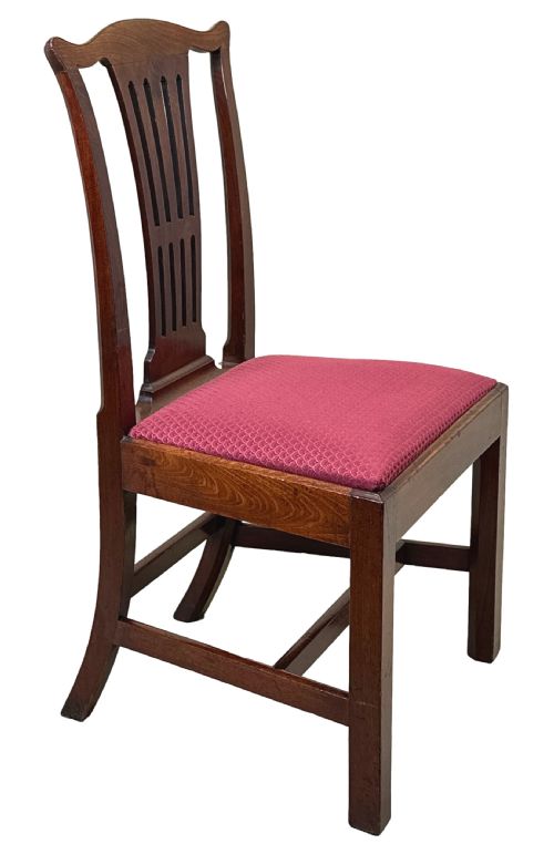 SET OF 6 CHIPPENDALE PERIOD MAHOGANY DINING CHAIRS - ADDITIONAL PHOTO 2