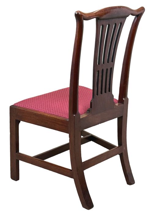 SET OF 6 CHIPPENDALE PERIOD MAHOGANY DINING CHAIRS - ADDITIONAL PHOTO 3