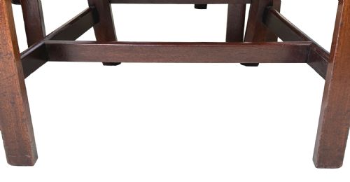 SET OF 6 CHIPPENDALE PERIOD MAHOGANY DINING CHAIRS - ADDITIONAL PHOTO 8